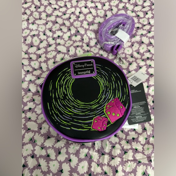 Loungefly Nightmare Before Christmas Oogie Boogie Glow In The Dark Crossbody Bag - Picture 2 of 6